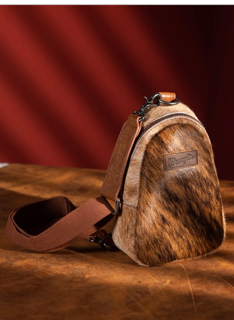 Wrangler Cowhide Sling Bag