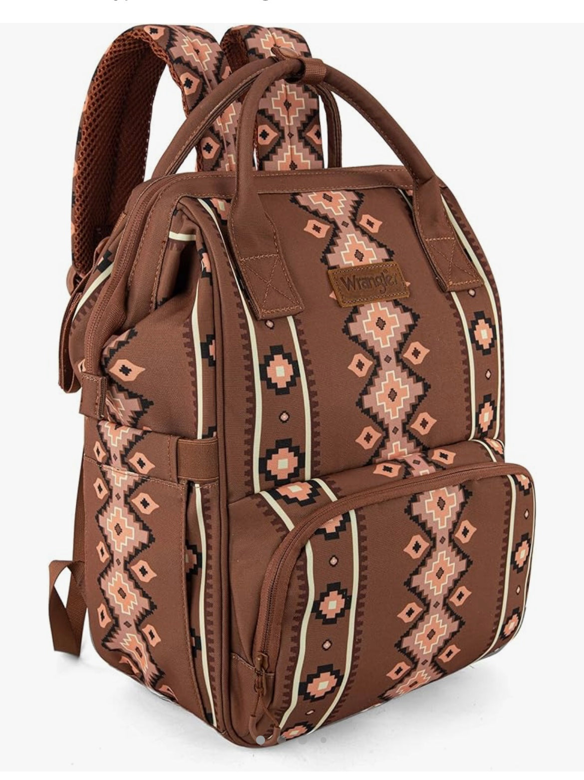 Dark Brown Wrangler Aztec BackPack
