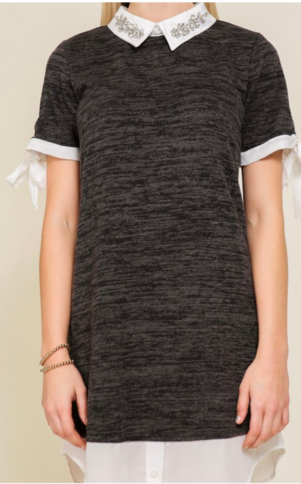 Alissa Embellished knit Dress