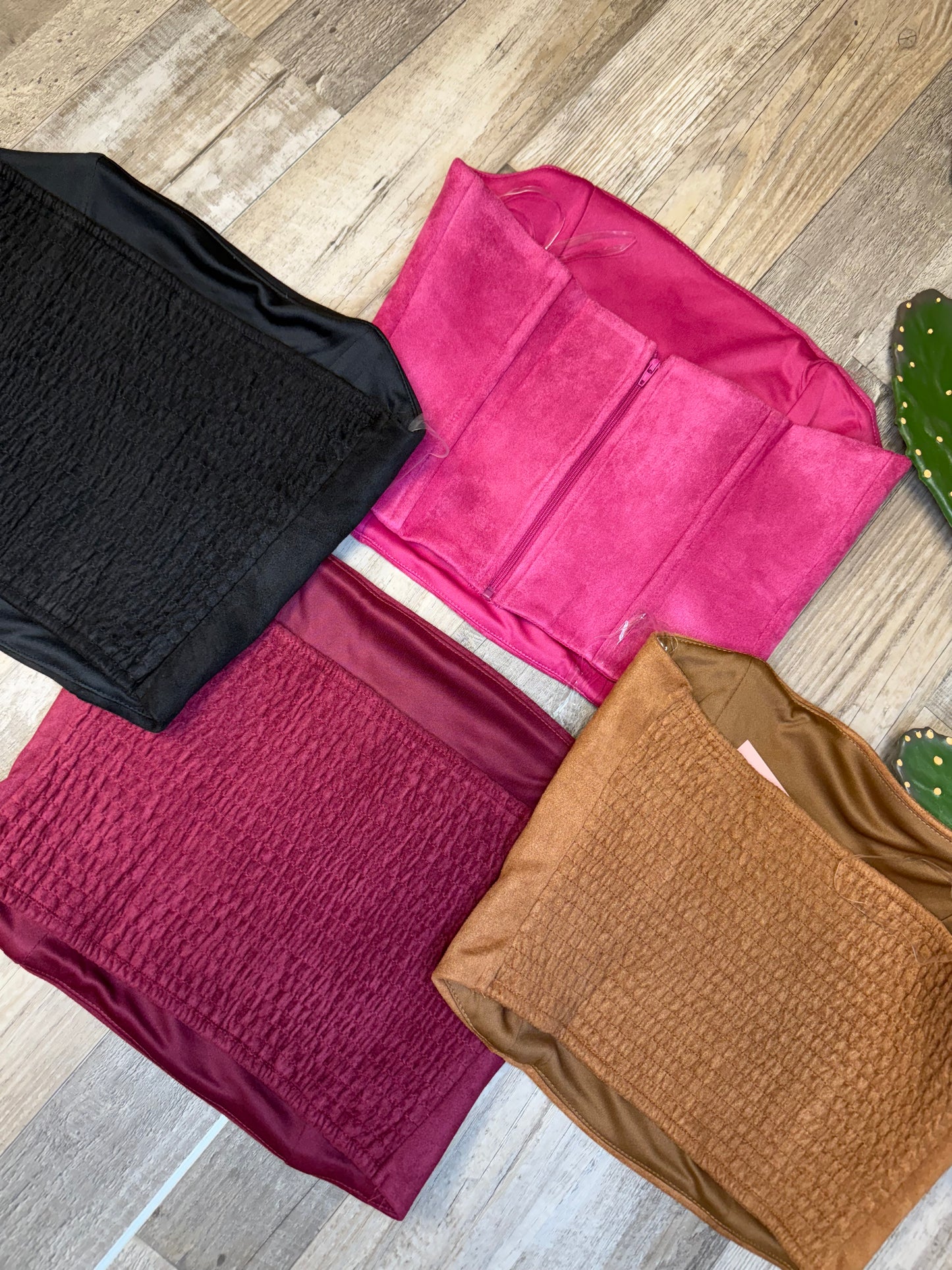 Cowgirl Western corset suede Top