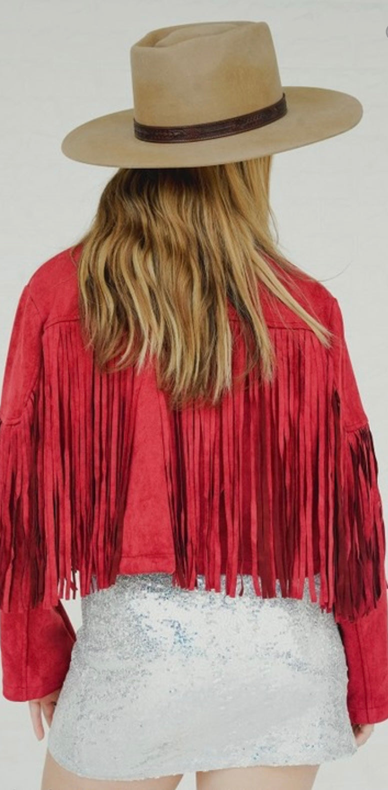 Plus size western Fringe Jacket