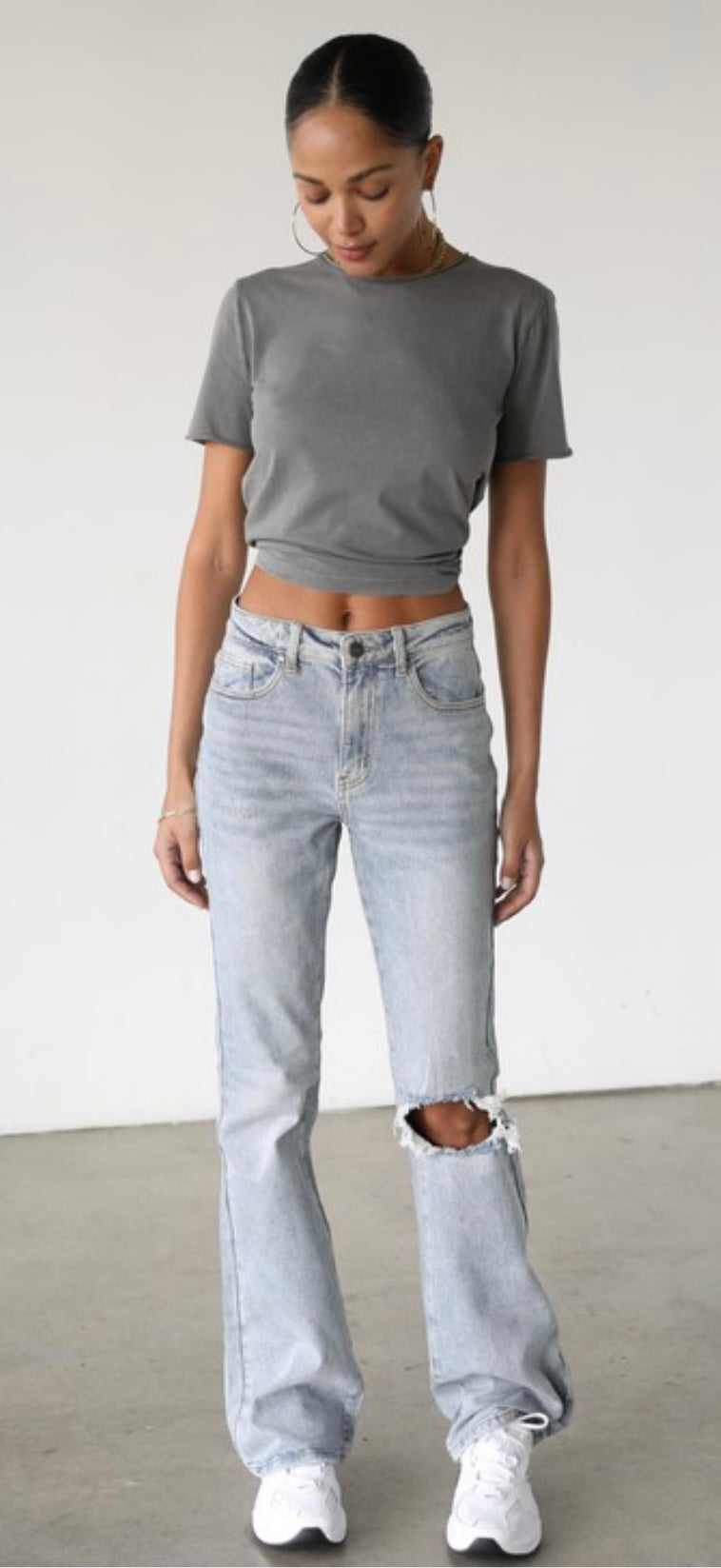 Light Wash Flare Jeans