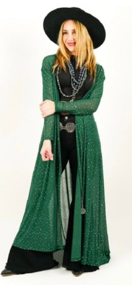 Plus size Emerald Kimono