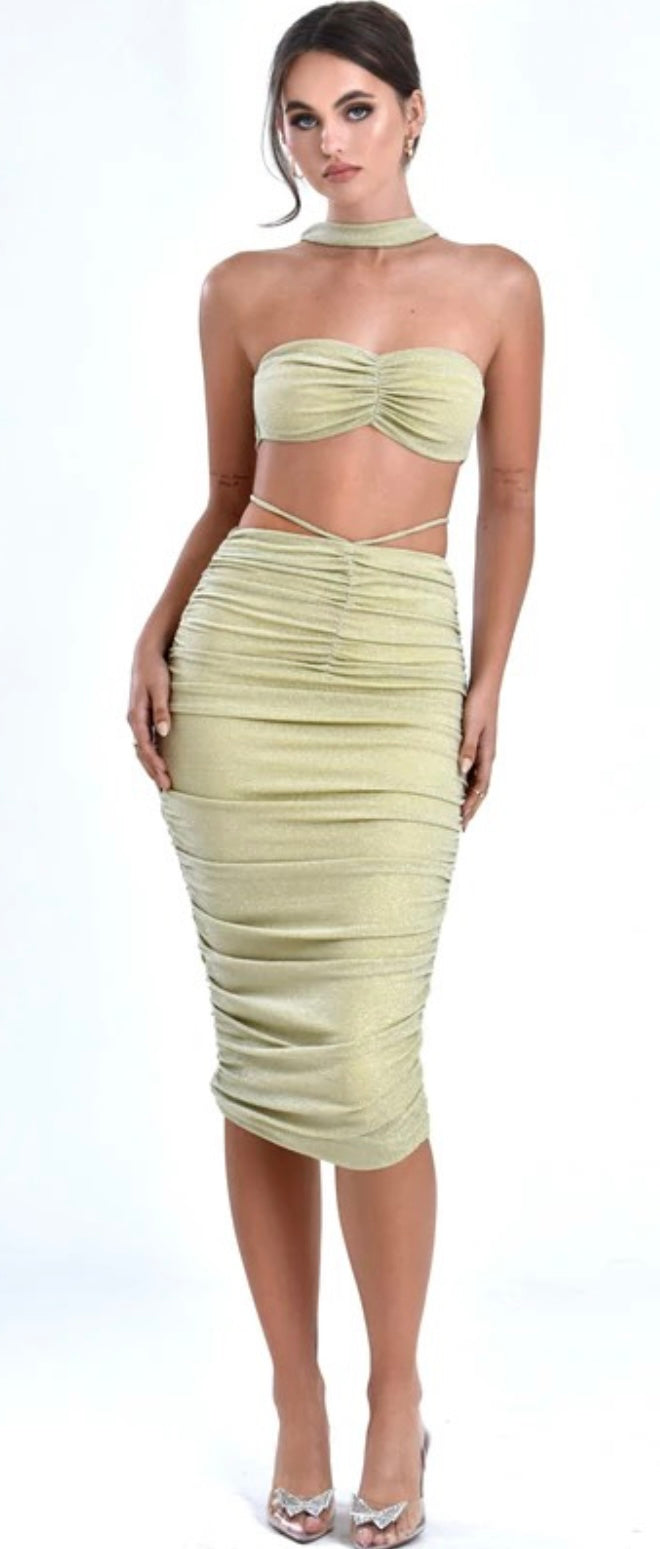 Halter Skirt Set