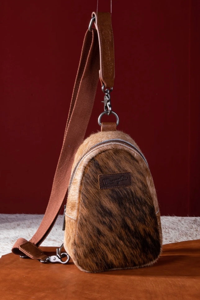Wrangler Cowhide Sling Bag