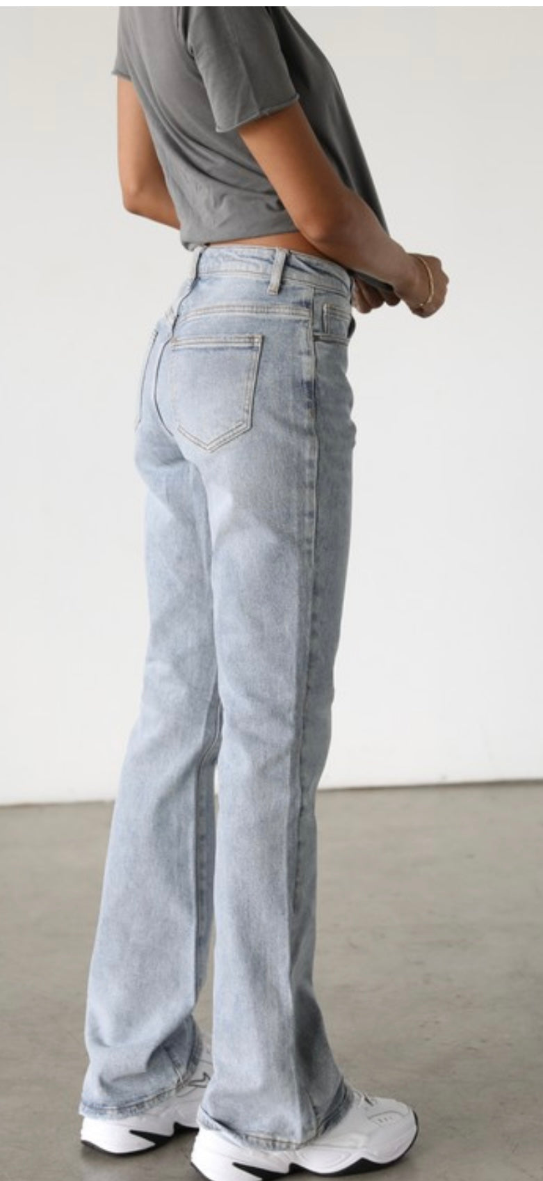 Light Wash Flare Jeans