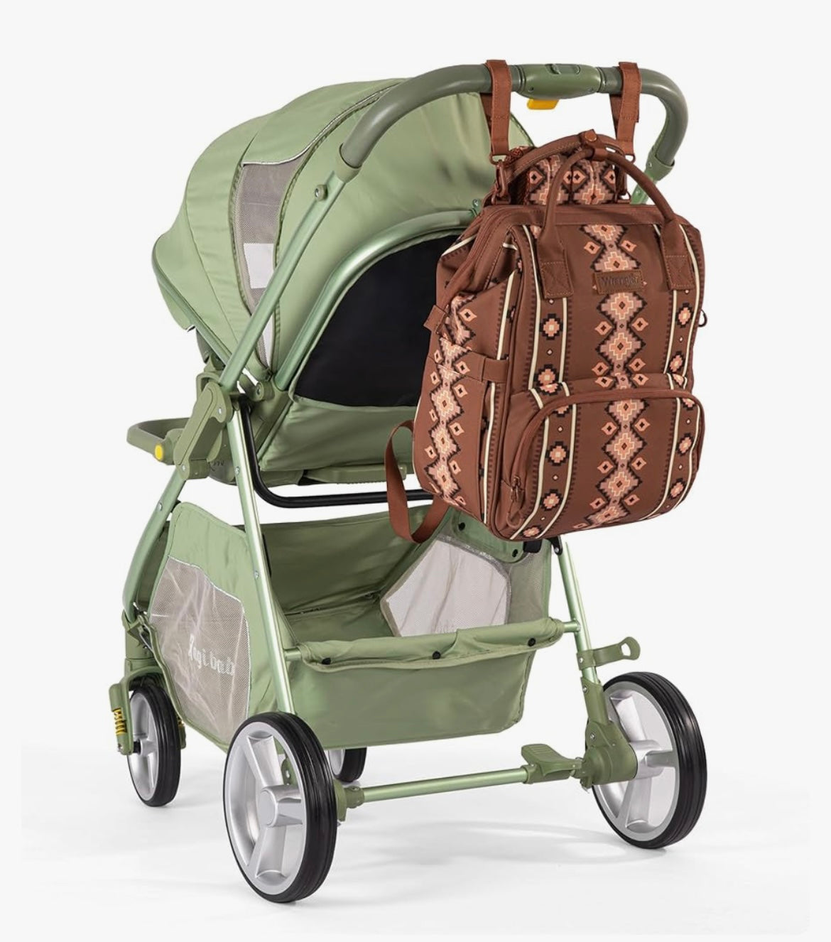 Dark Brown Wrangler Aztec BackPack