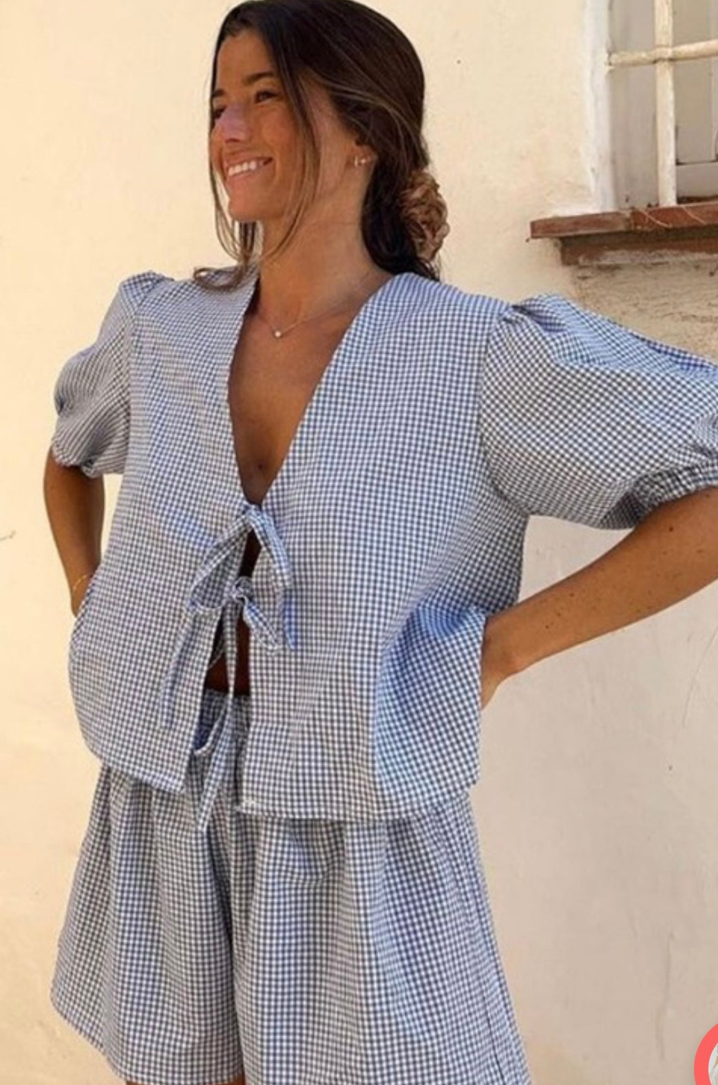 Bow Short Set with matching Top