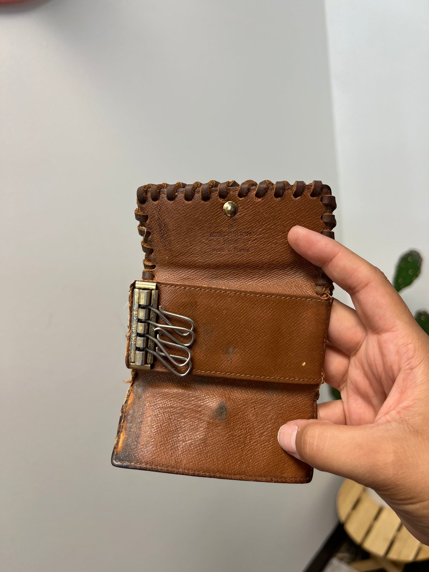 #3 Authentic Louis Vuitton braided keypouch