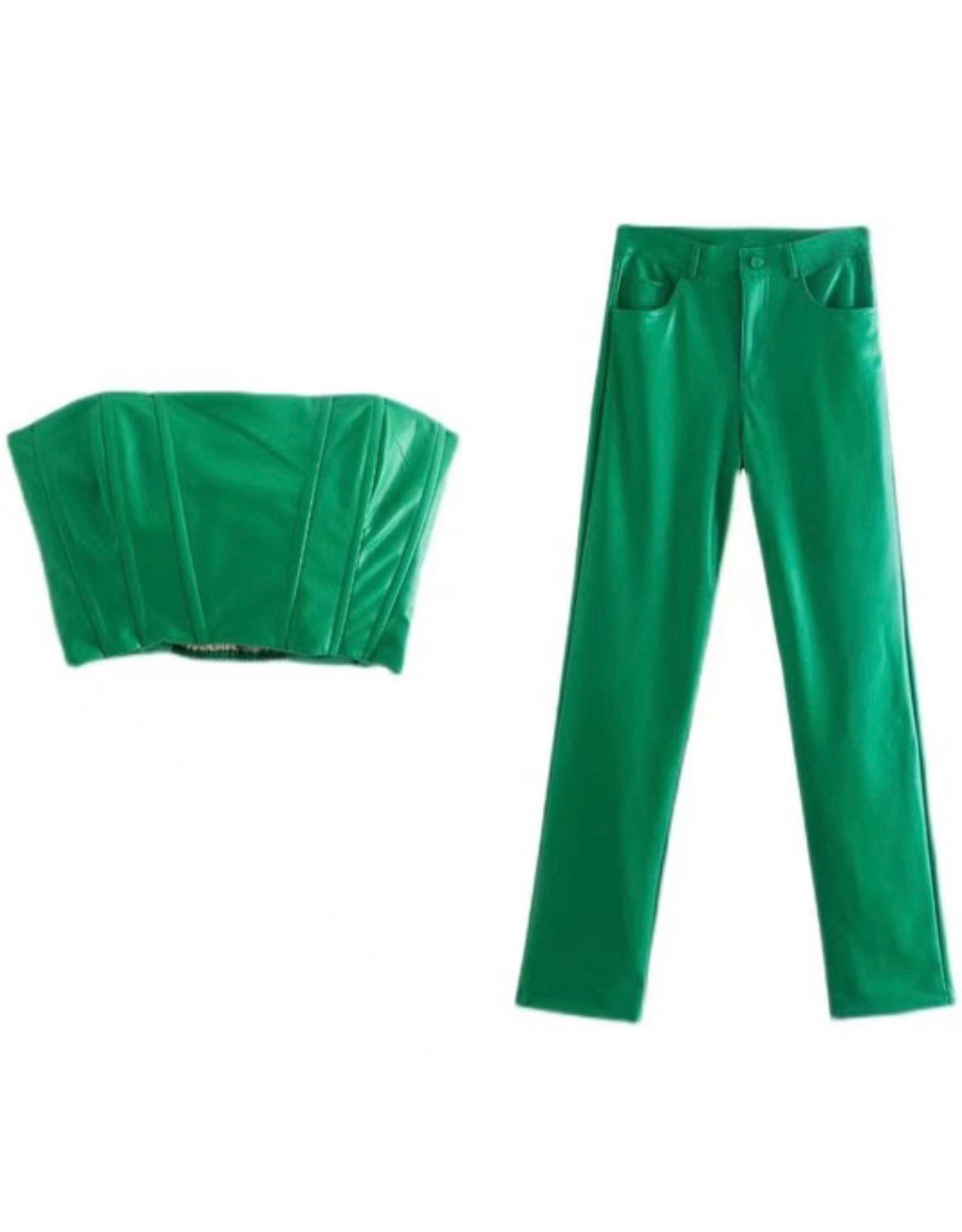 Two piece leather Set