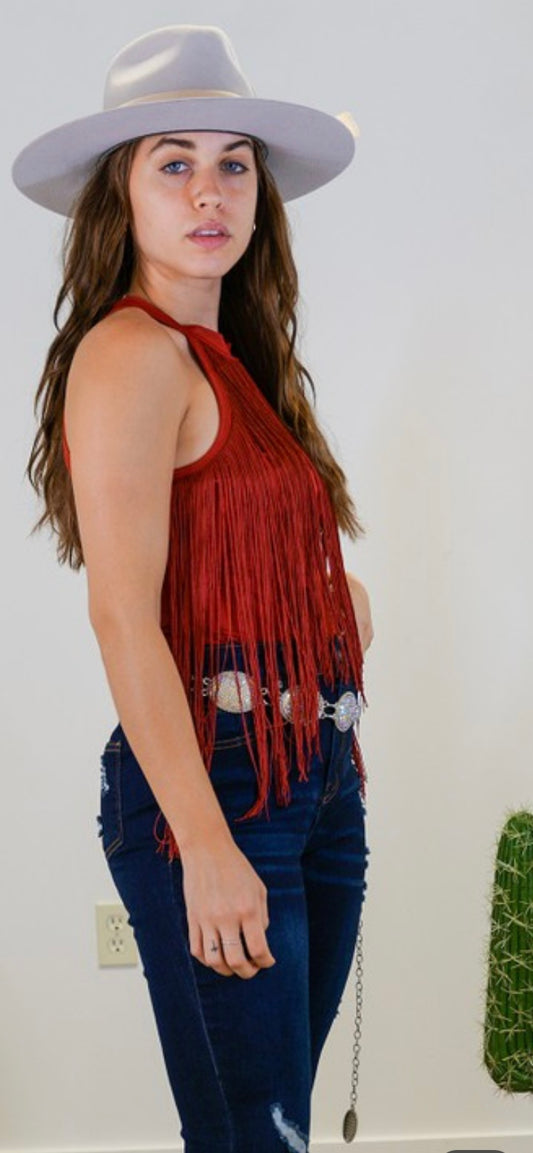 Plus size Fringe Bodysuit