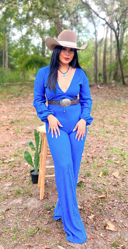 Liz v neck Jumpsuit
