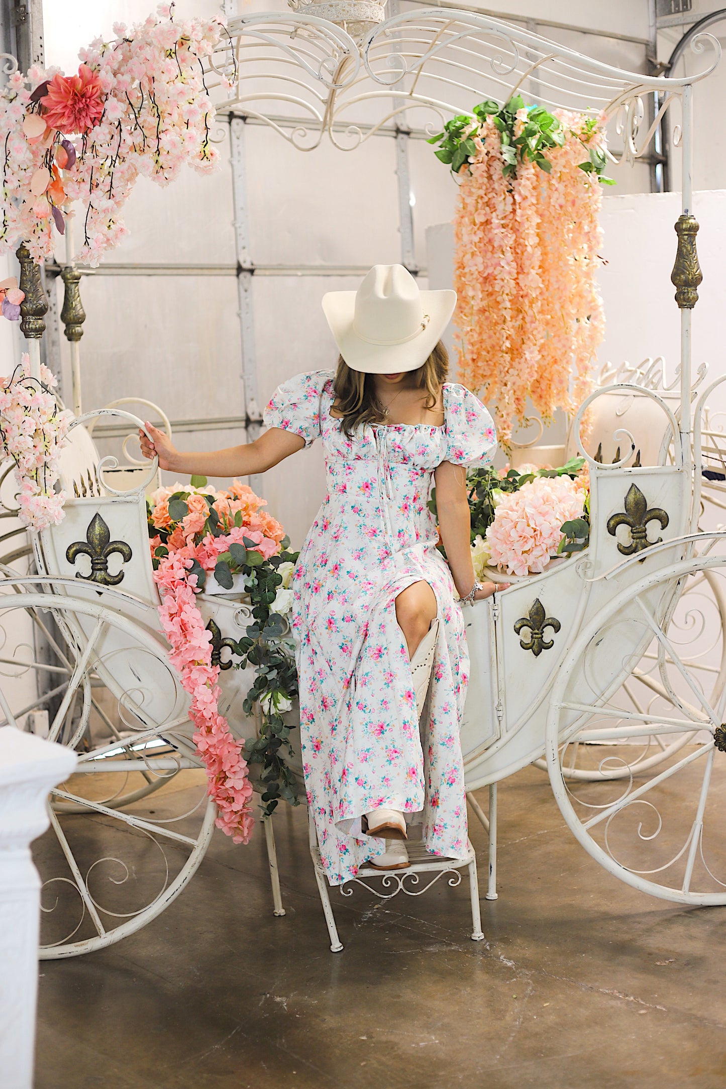 Floral Maxi Slit Dress