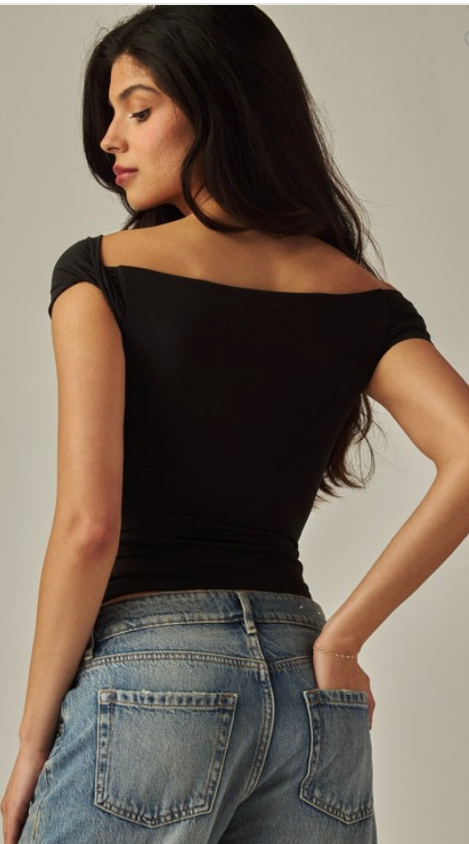 Double Layer off the shoulder Top
