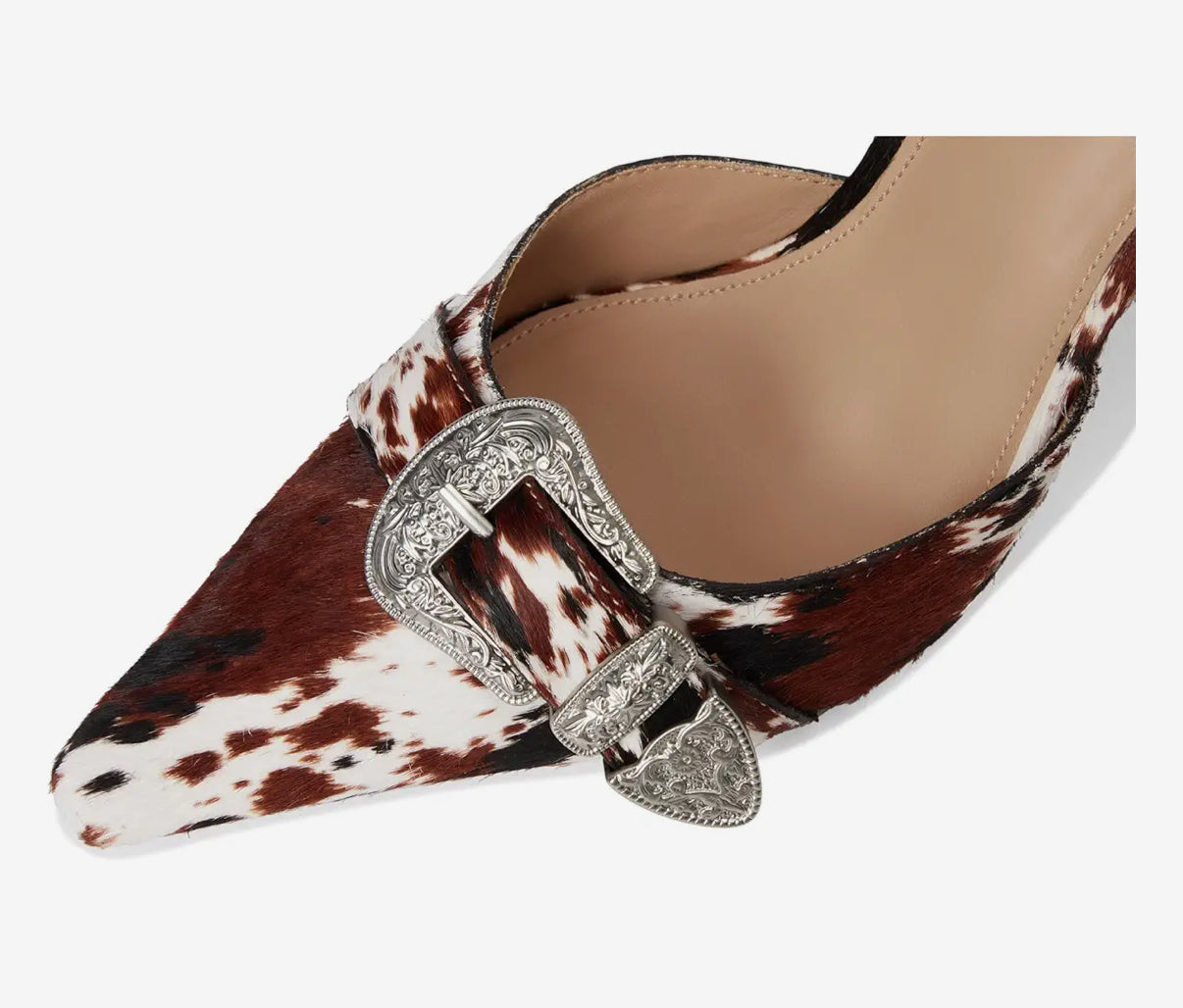 Steve Madden Delilah Western Cowprint Heel