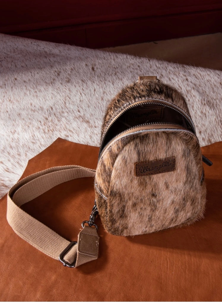 Wrangler Cowhide Sling Bag