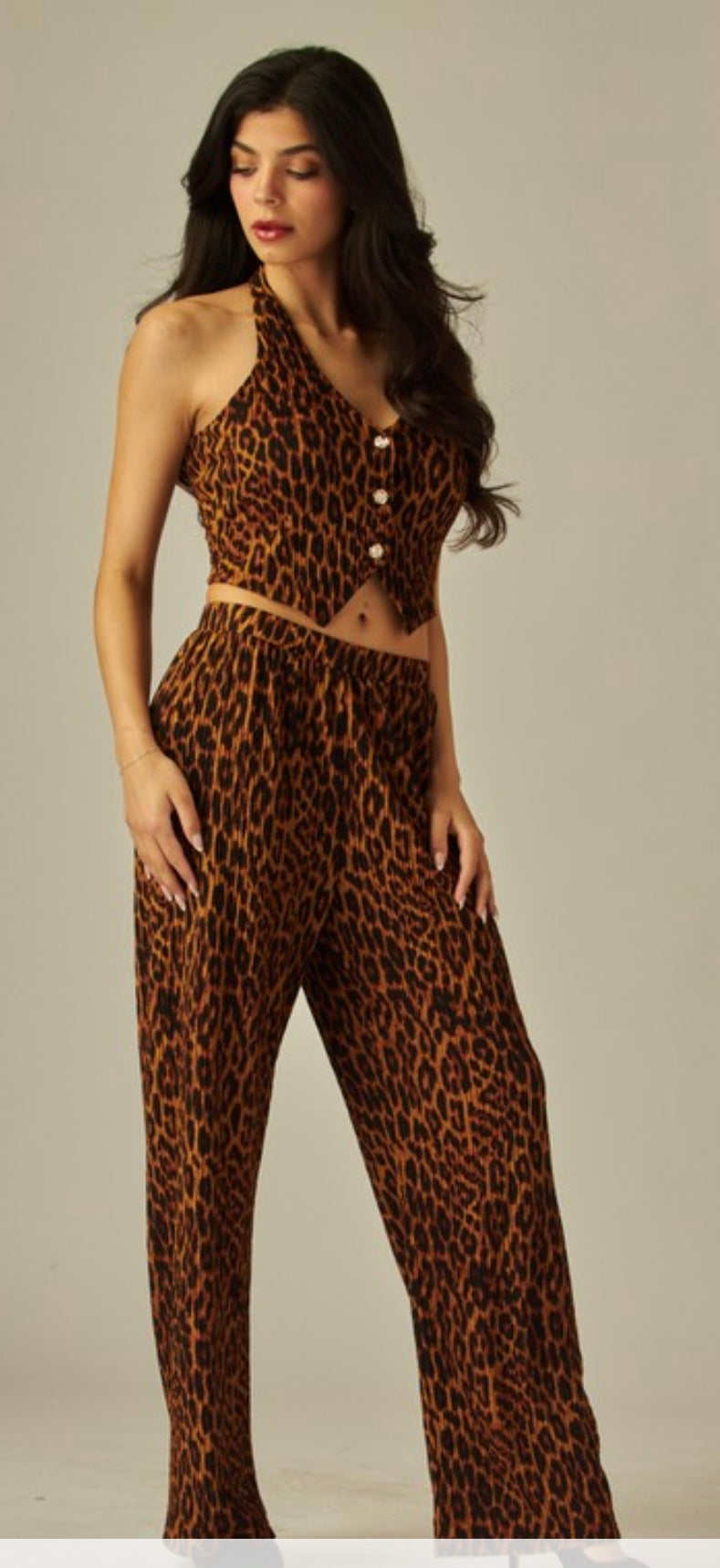 Leopard Print 2 Piece Set