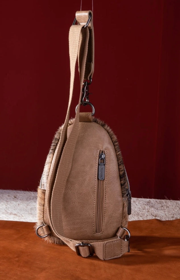 Wrangler Cowhide Sling Bag