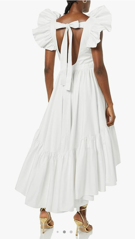 Elise Flowy Ruffle Dress