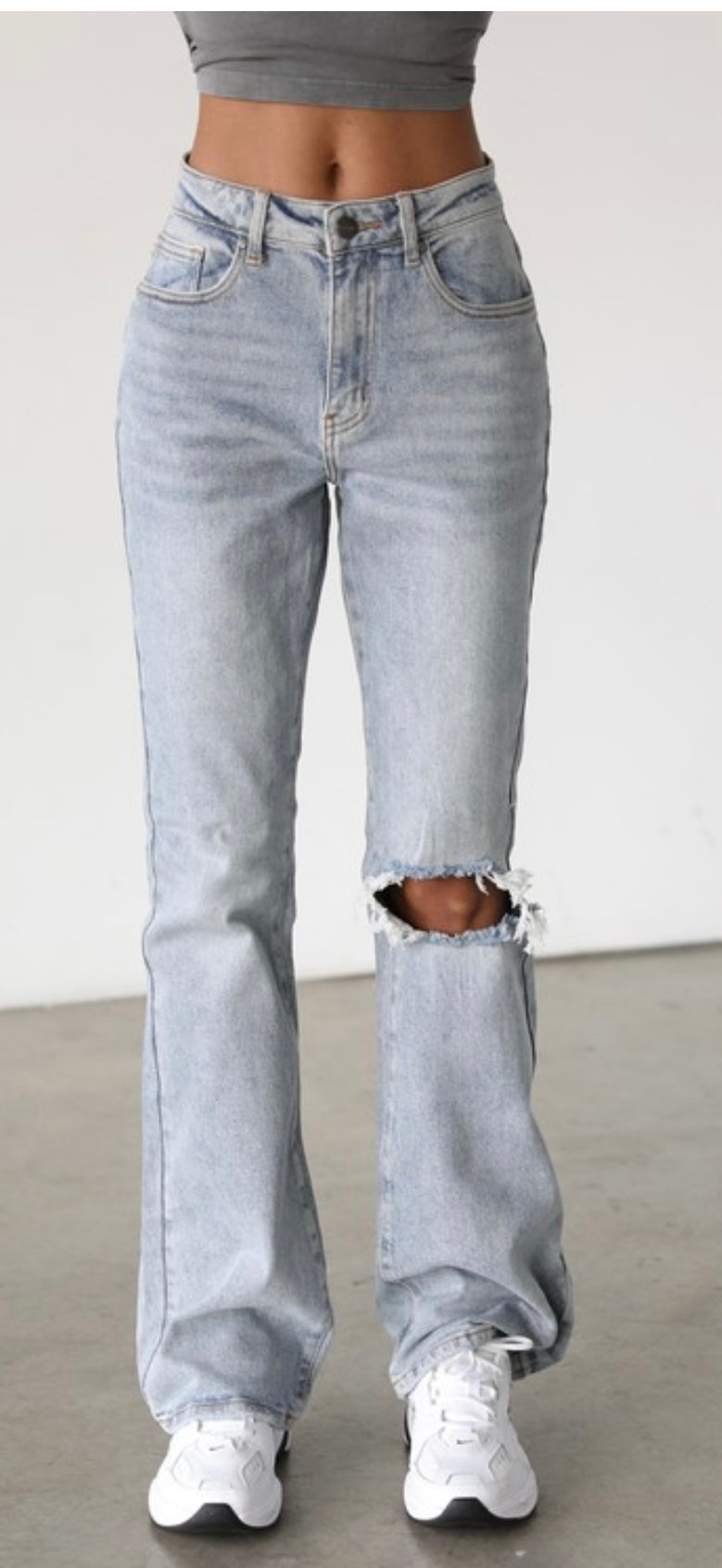 Light Wash Flare Jeans