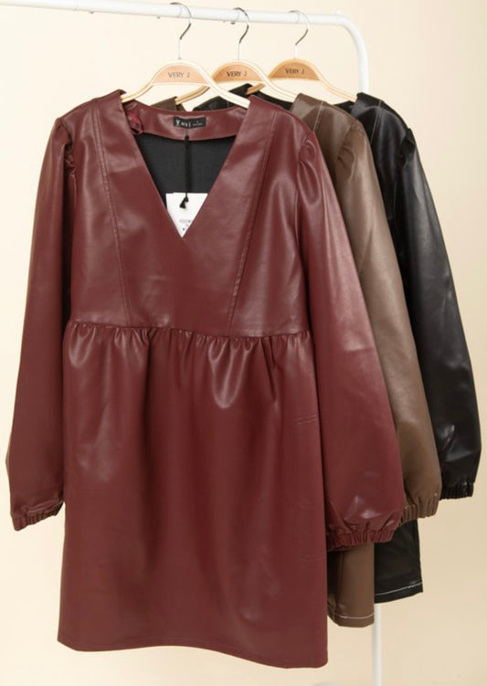 Evy leather Dress