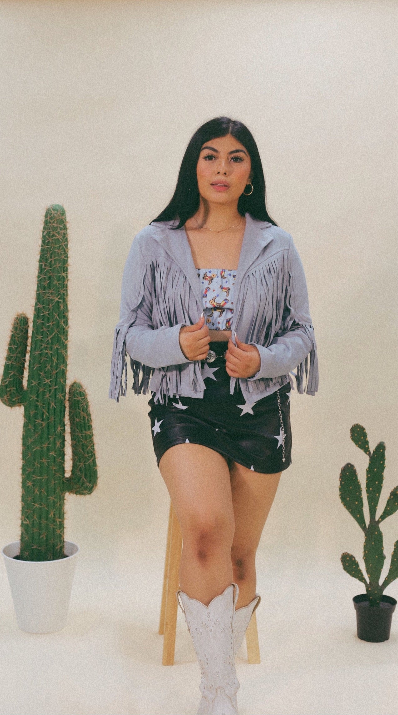 Chabelita Fringe Chaleco