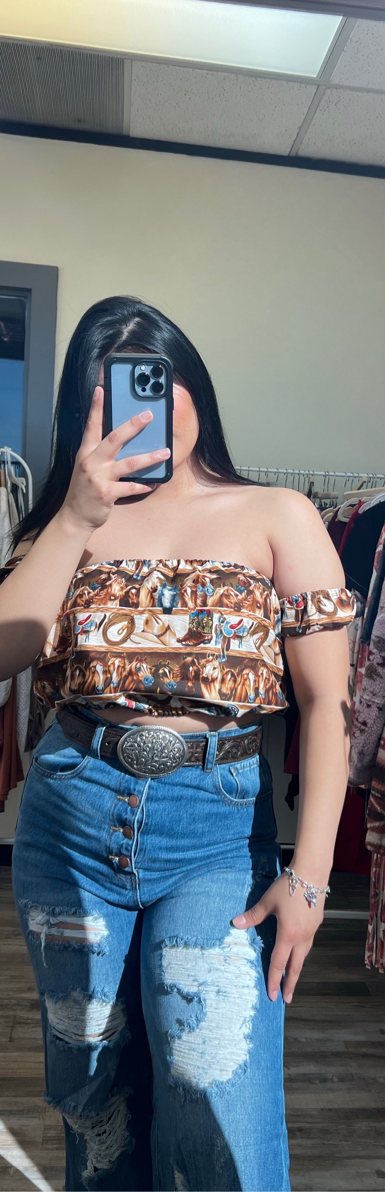 Handmade Vaquerita Top