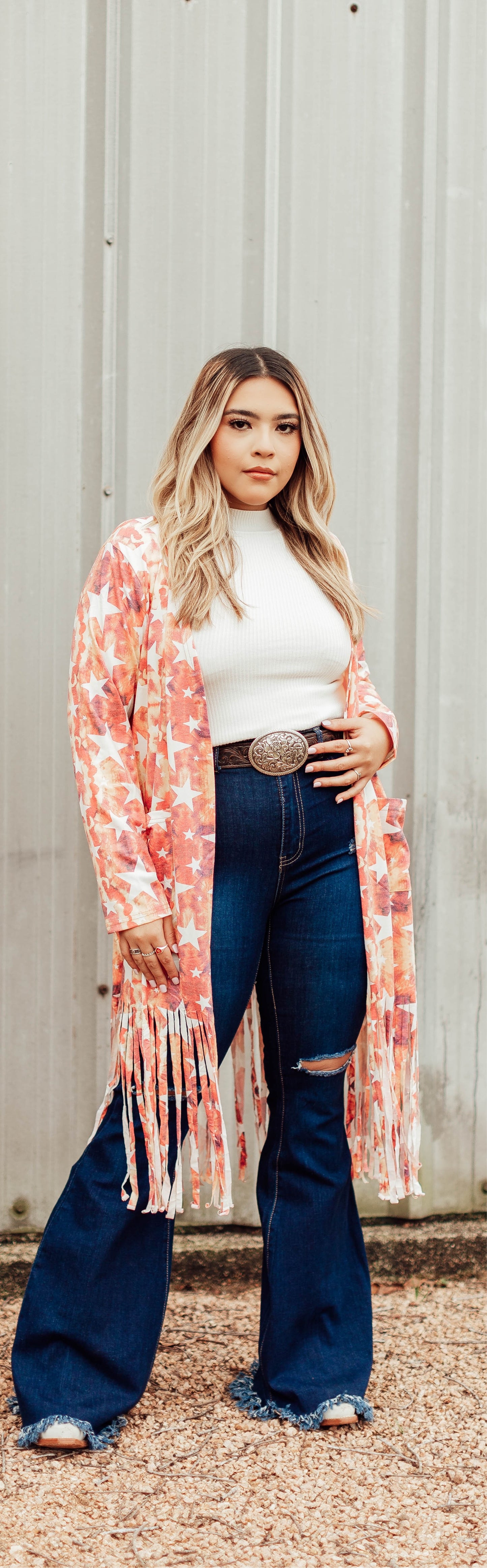 Flare Denim Jeans ( regular + plus size )