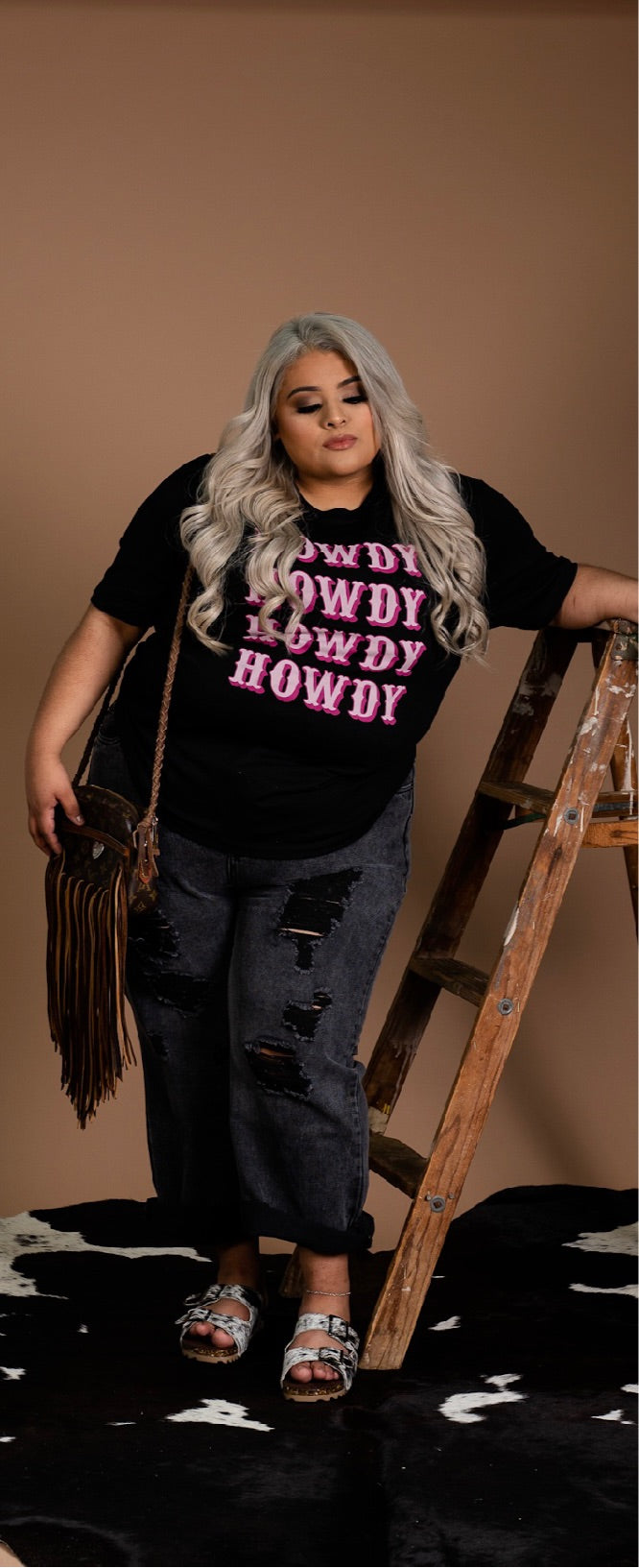 PLUS SIZE HOWDY TSHIRT