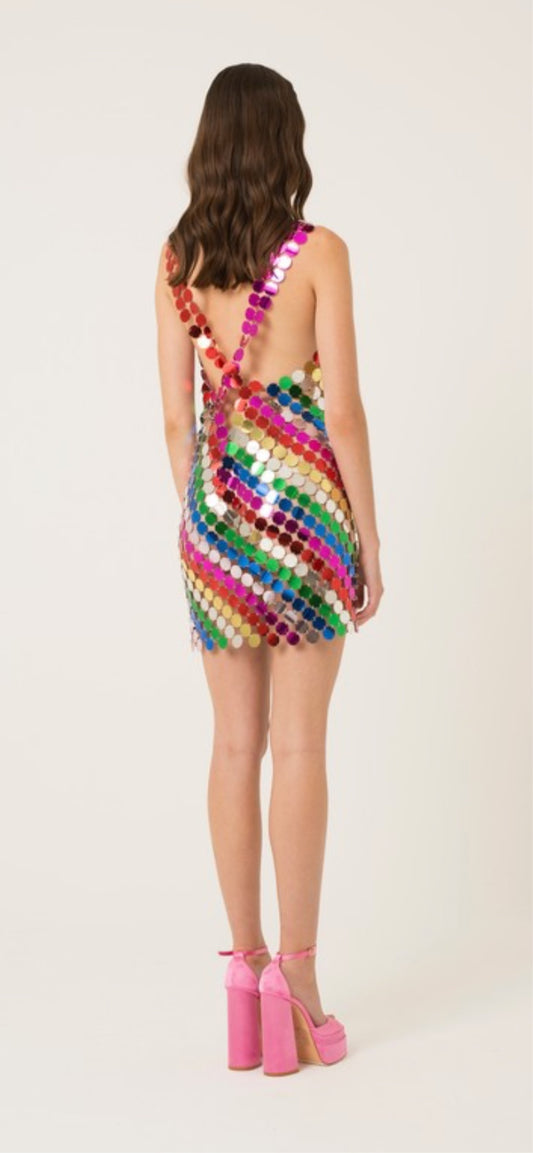 Disco Rainbow Dress