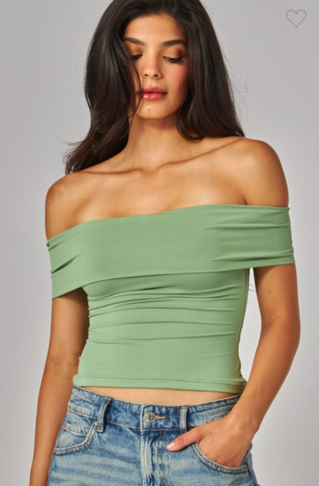 Double Layer off the shoulder Top