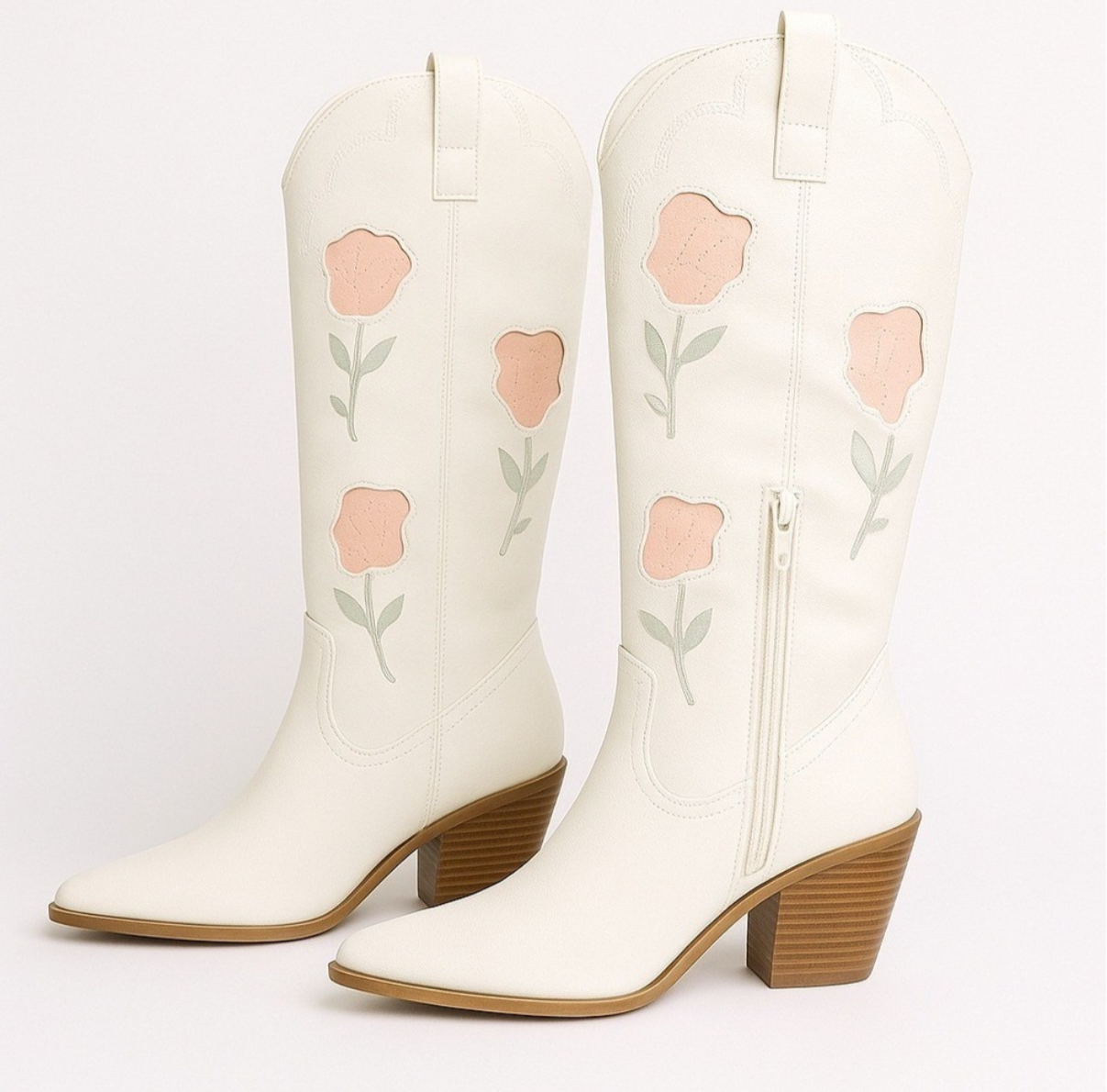 Flower Cowgirl Boots