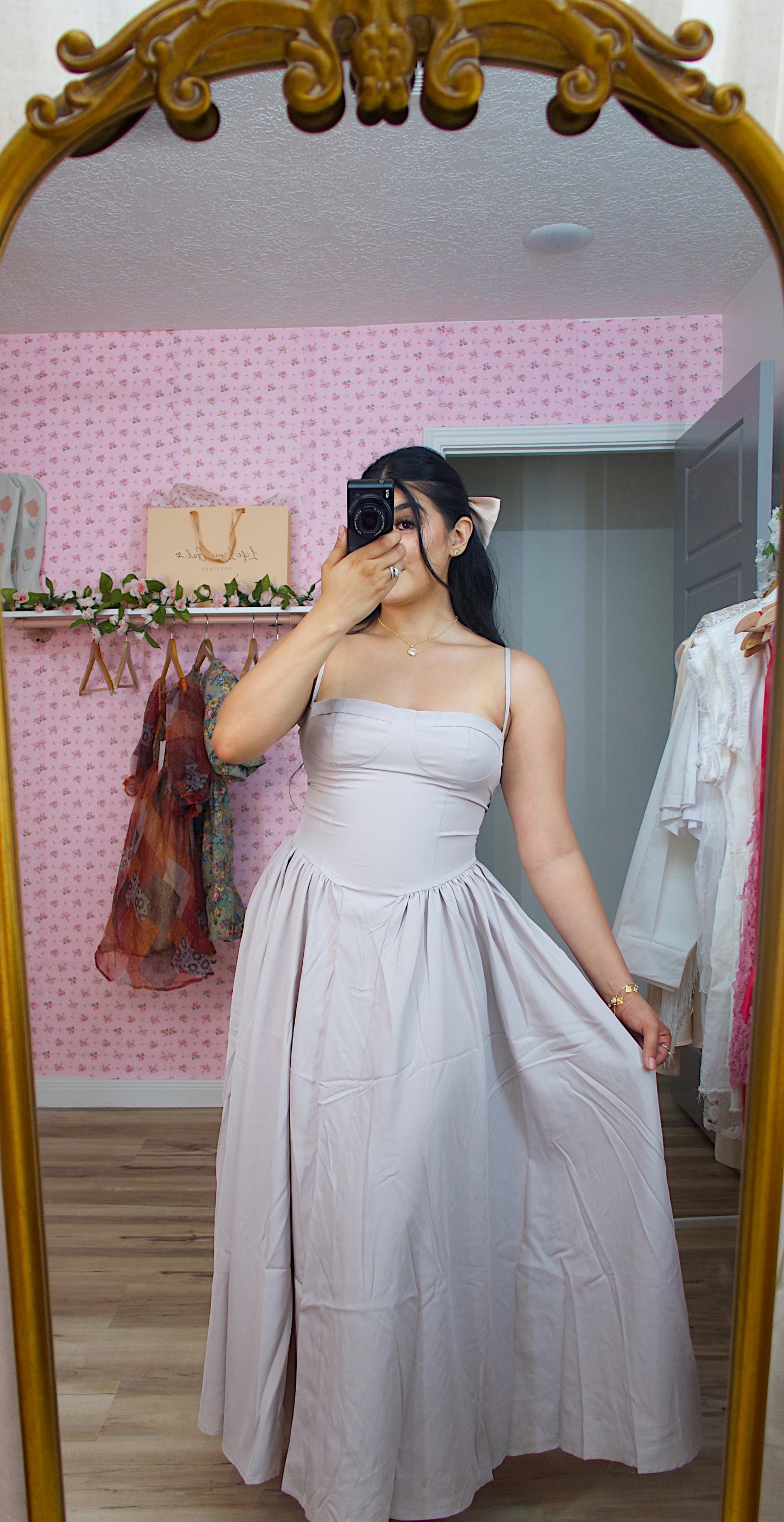 Flare prarie midi dress