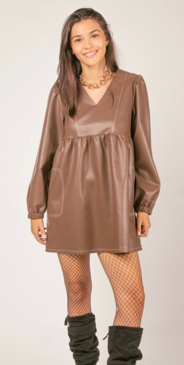 Evy leather Dress