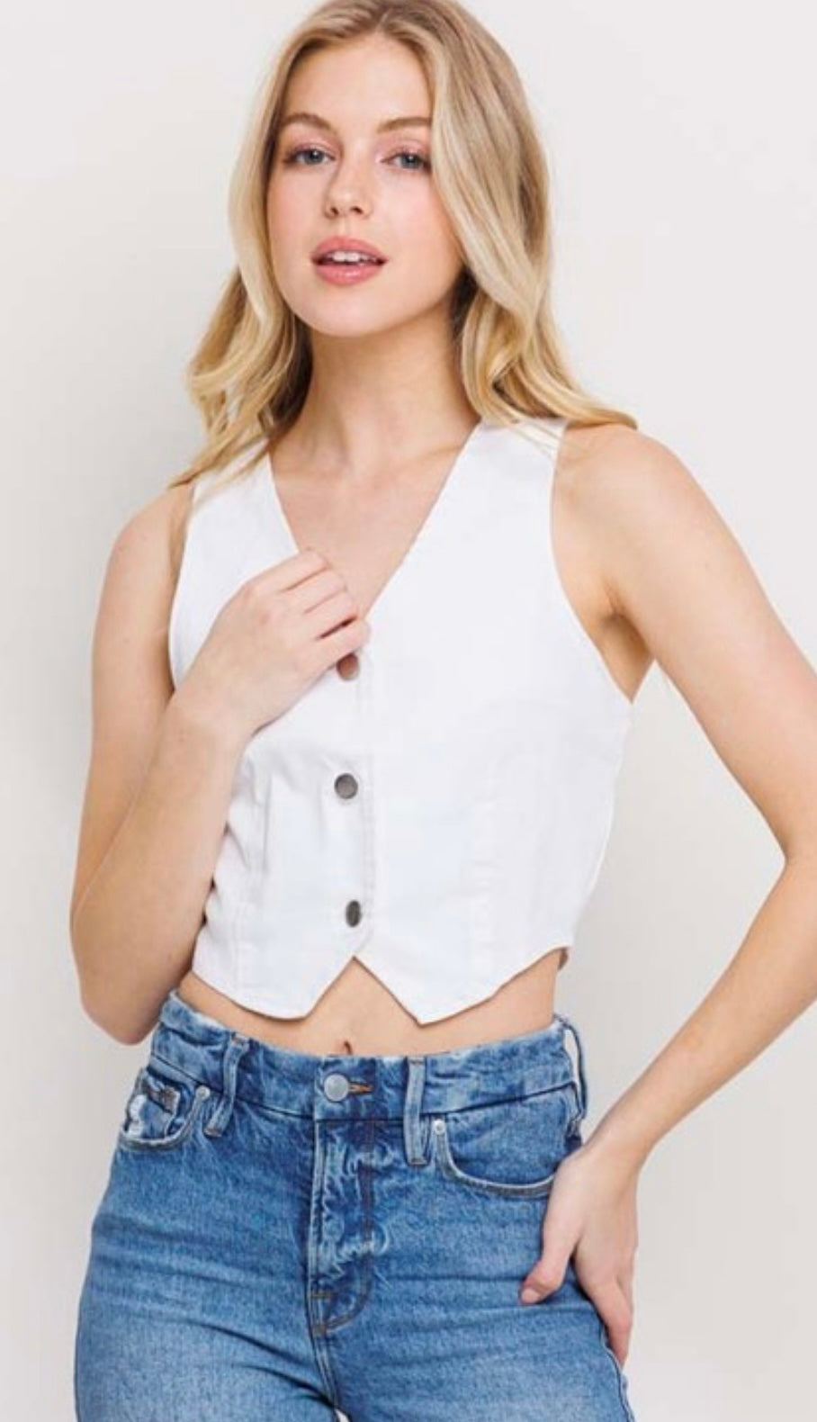 White Vest/ Top