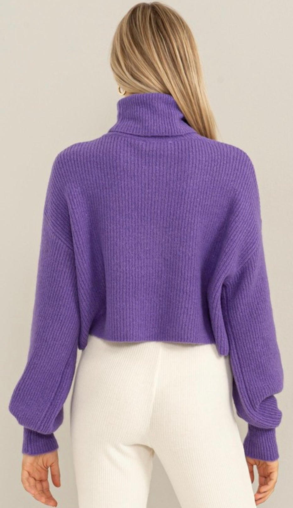 Wisteria Turtle Neck Top