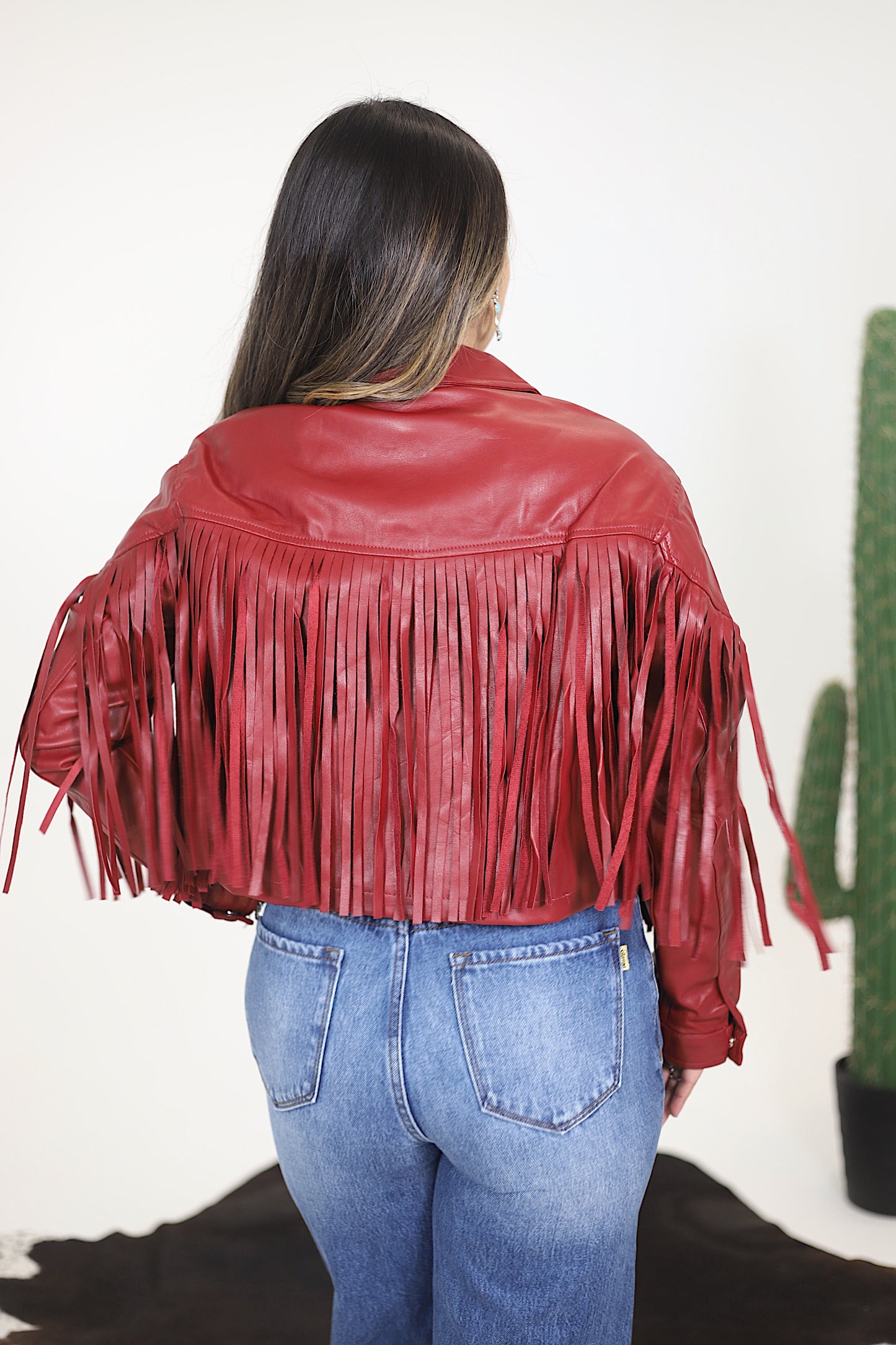 Fringe Leather Jacket