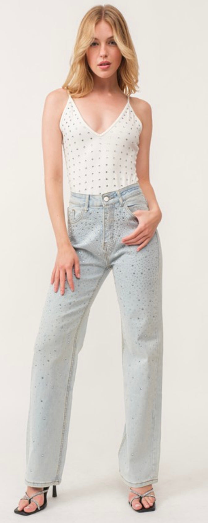 Rhinestone Jeans