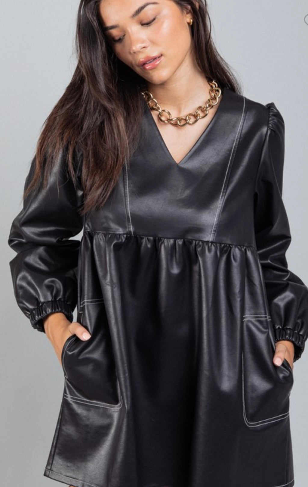 Evy leather Dress