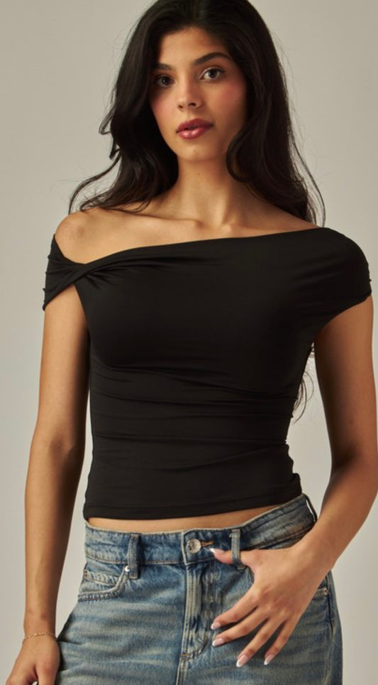 Double Layer off the shoulder Top