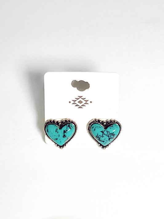 Heart earrings