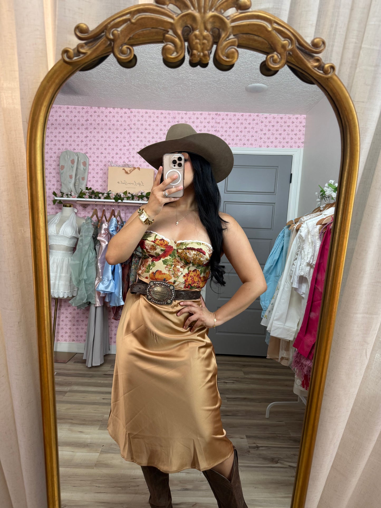 Floral Corset Top