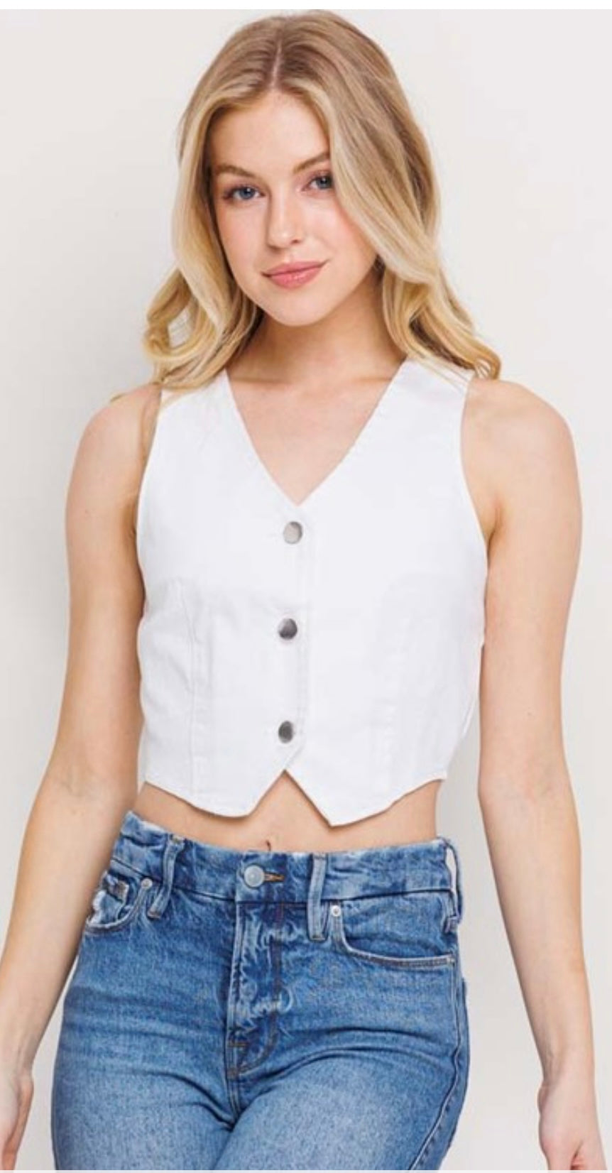 White Vest/ Top