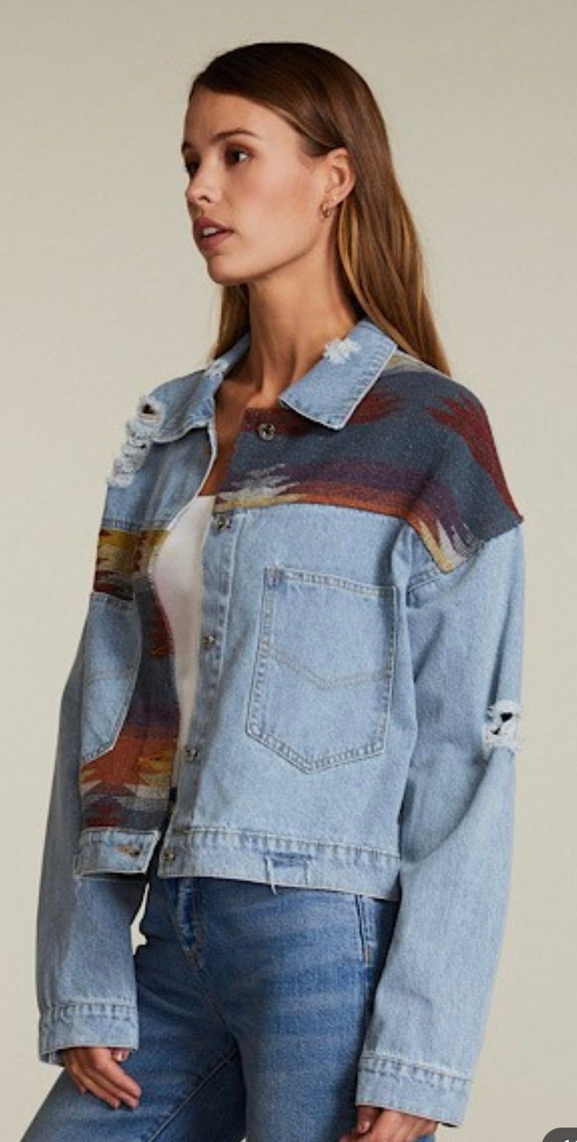 La Azteca Denim Jacket