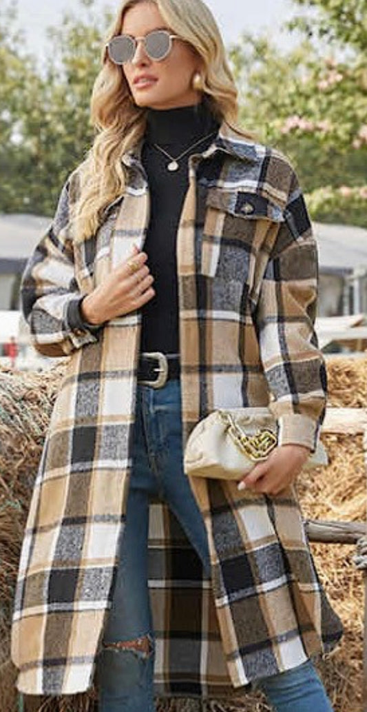 Long Flannel Coat