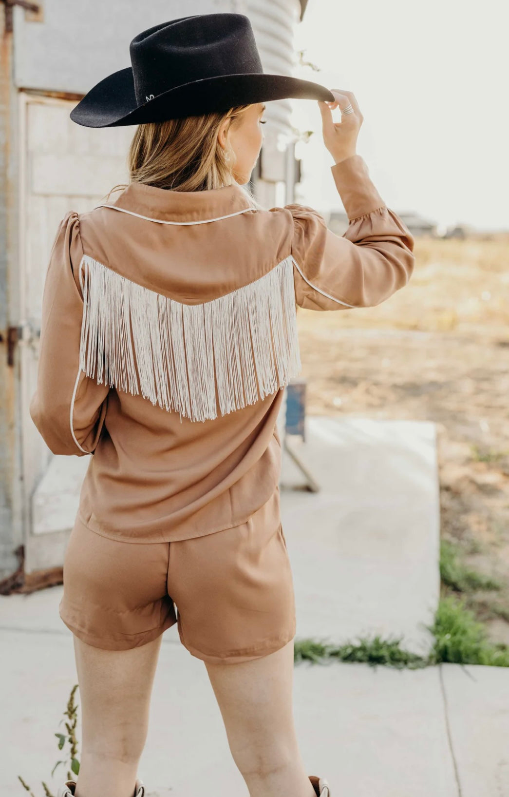 Western fringe Short Set