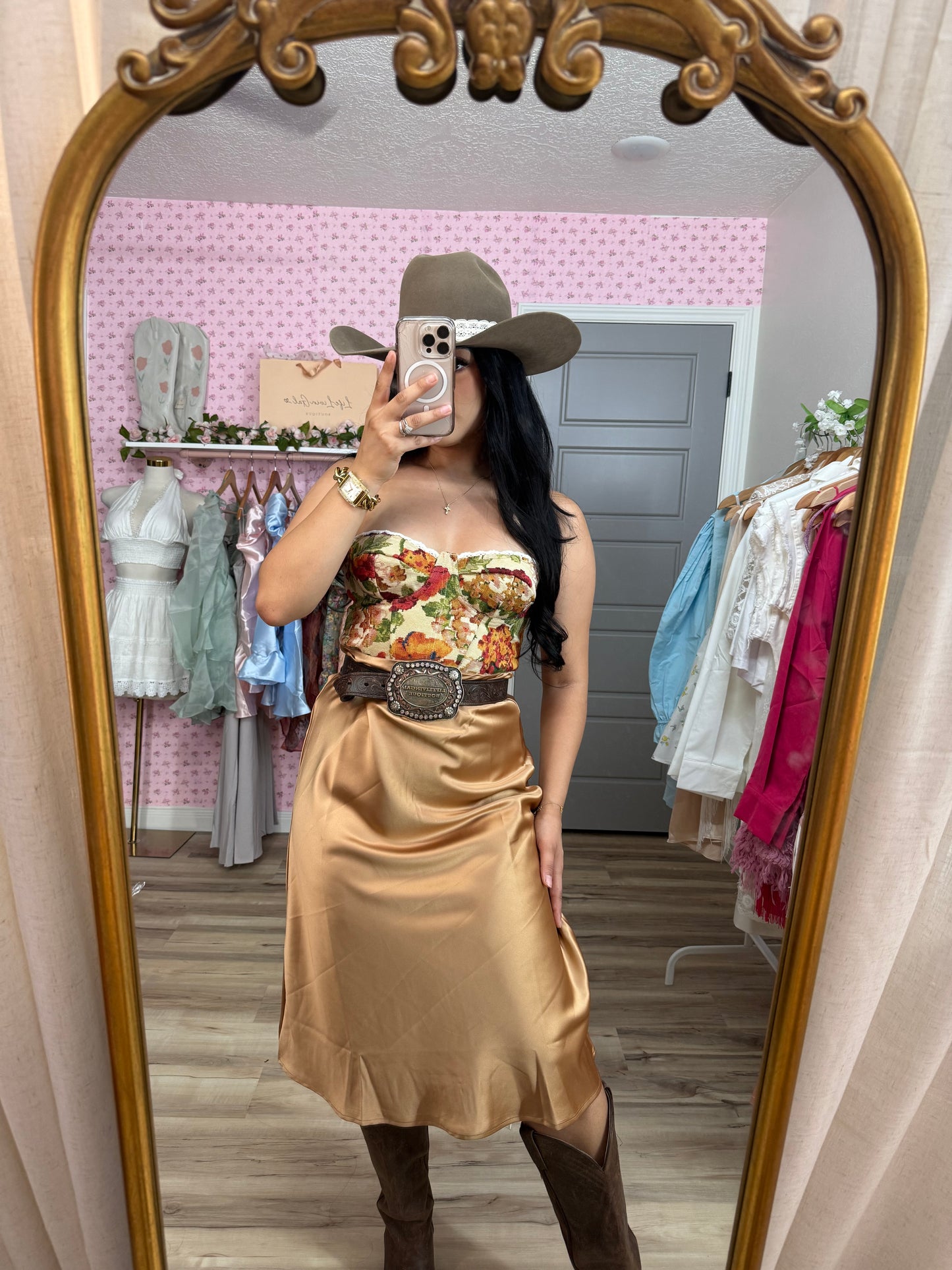 Floral Corset Top