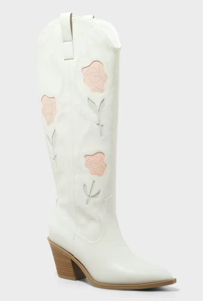 Flower Cowgirl Boots