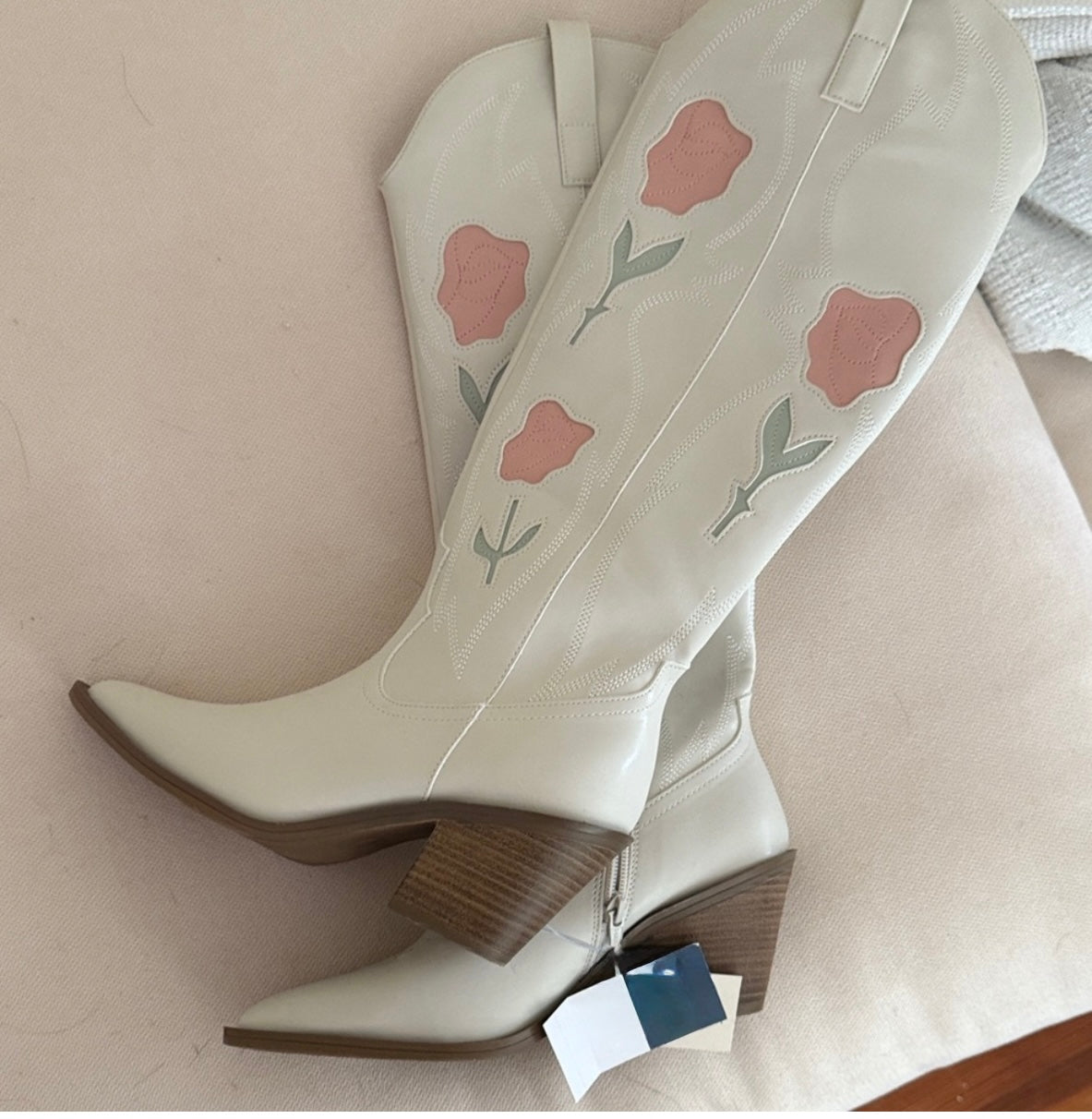 Flower Cowgirl Boots