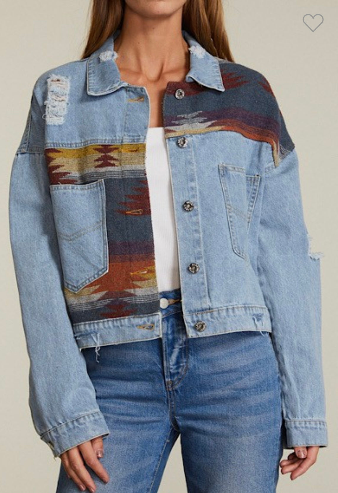 La Azteca Denim Jacket